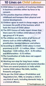 10 Lines on Child Labour