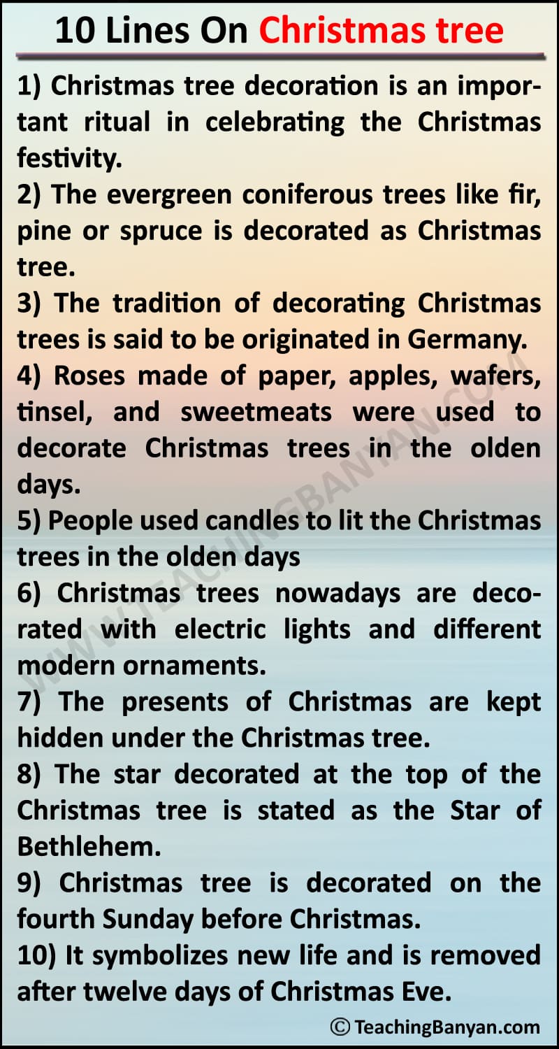 christmas tree essay