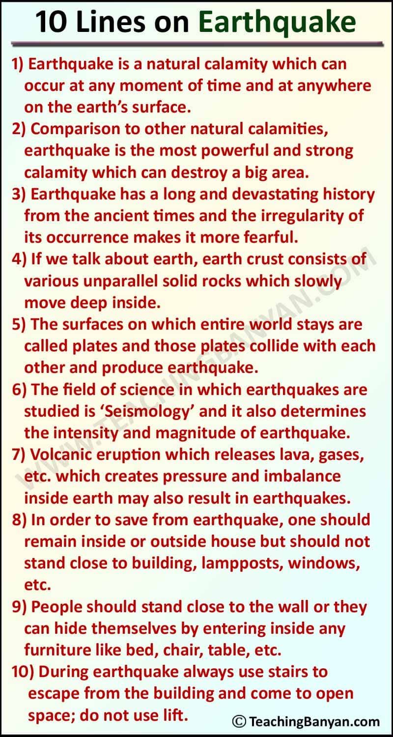 introduction essay about earthquakes