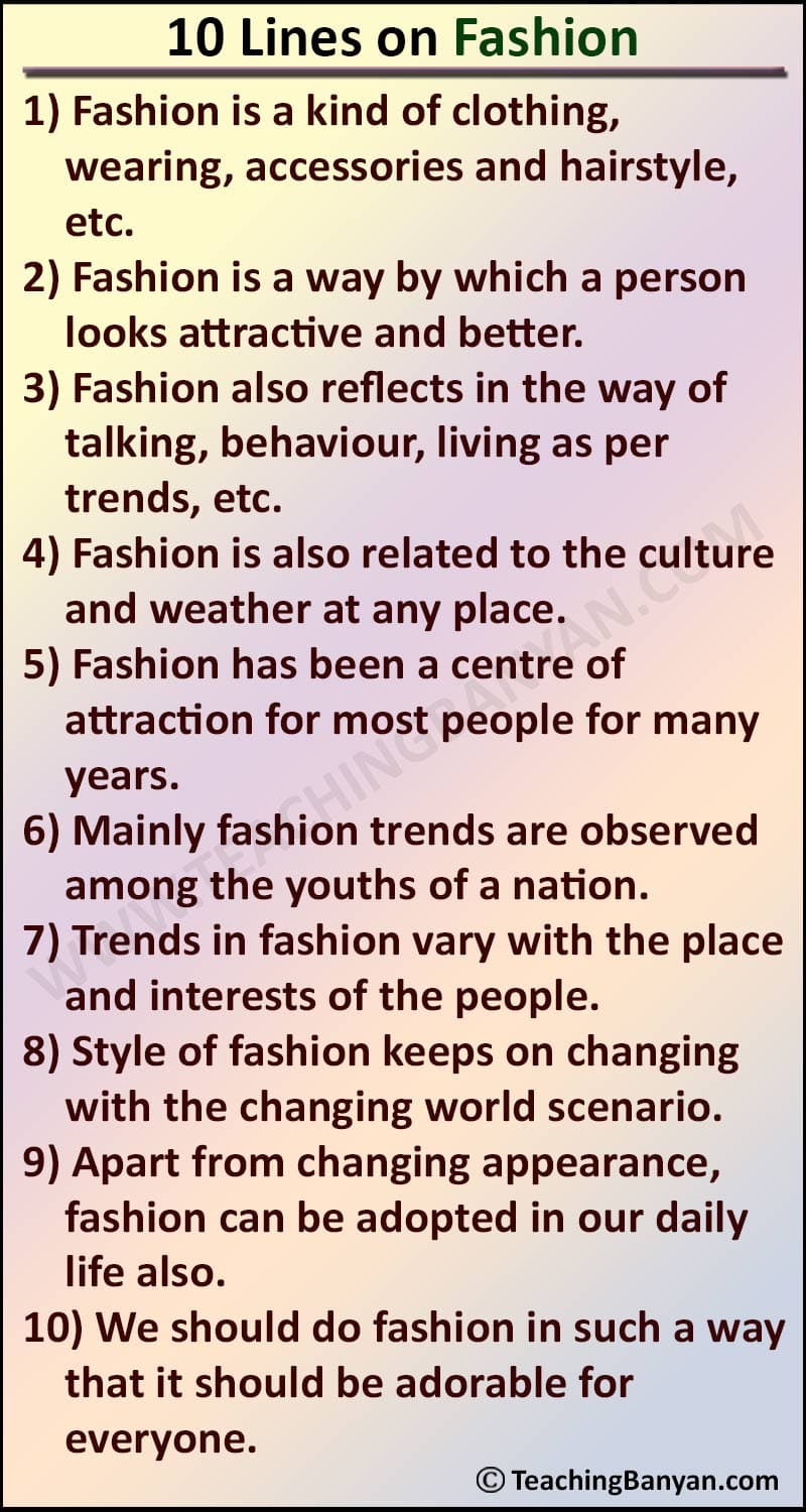 paragraph on fashion designer