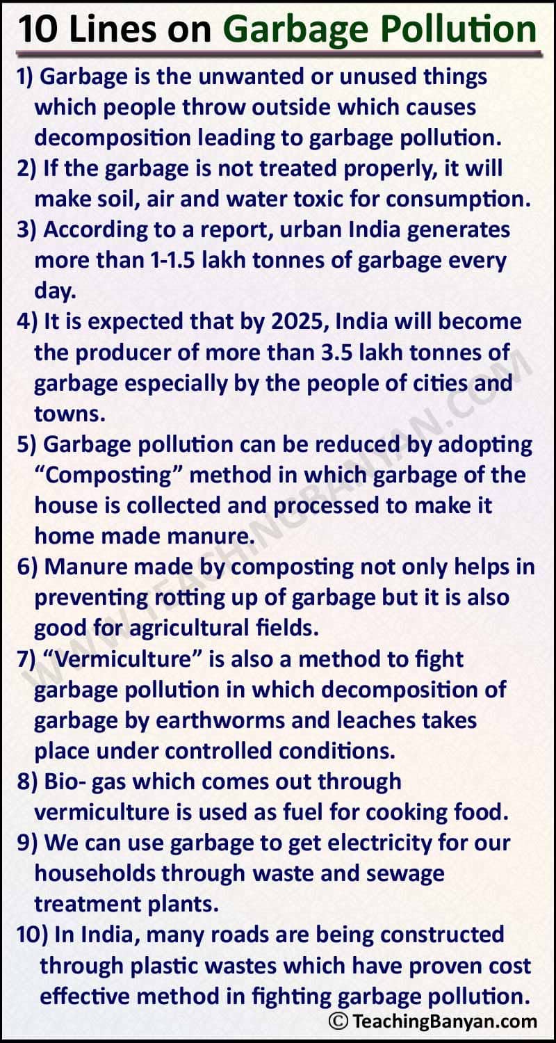 essay on garbage collector in english