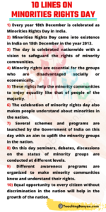 National Minority Days