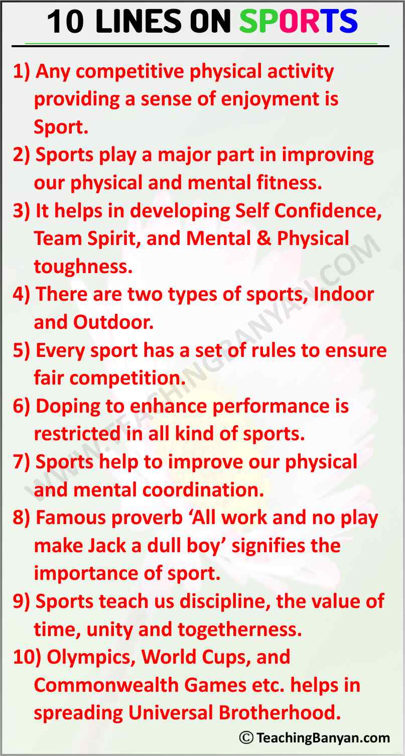 essay on importance of games and sports in our life