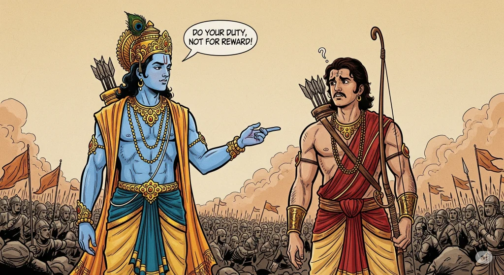 Geeta saar - You have the right to perform your duty, but not to the fruits of the action.