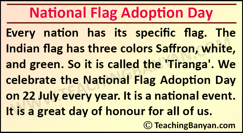 National Flag Adoption Day